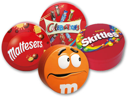 CELEBRATIONS, MALTESERS, M&M, SKITTLES 165G