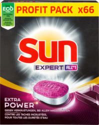Pastiglie lavastoviglie Expert Extra Power Sun , 66 pastiglie