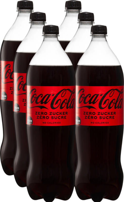 Coca-Cola Zero, 6 x 1,5 litre