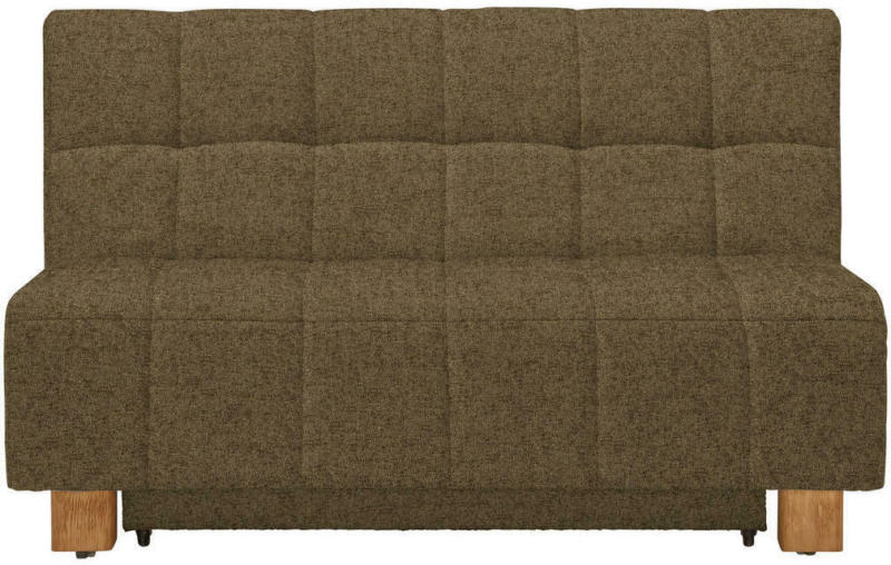Schlafsofa in Webstoff Hellgrün