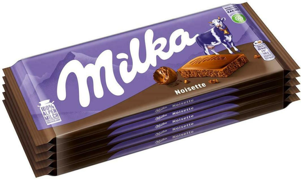 Milka Noisette 5er ️ Online von BILLA - wogibtswas.at
