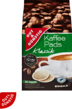 Frische Schmiederer & Schilling Kaffee Pads Klassik, mild oder entkoffeiniert - bis 06.08.2022