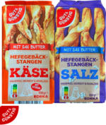 Frische Schmiederer & Schilling Hefegebäckstangen Käse oder Salz - bis 06.08.2022