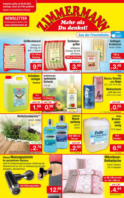 Zimmermann Sonderposten Angebote ≫ Aktuelle Prospekte und Produkte