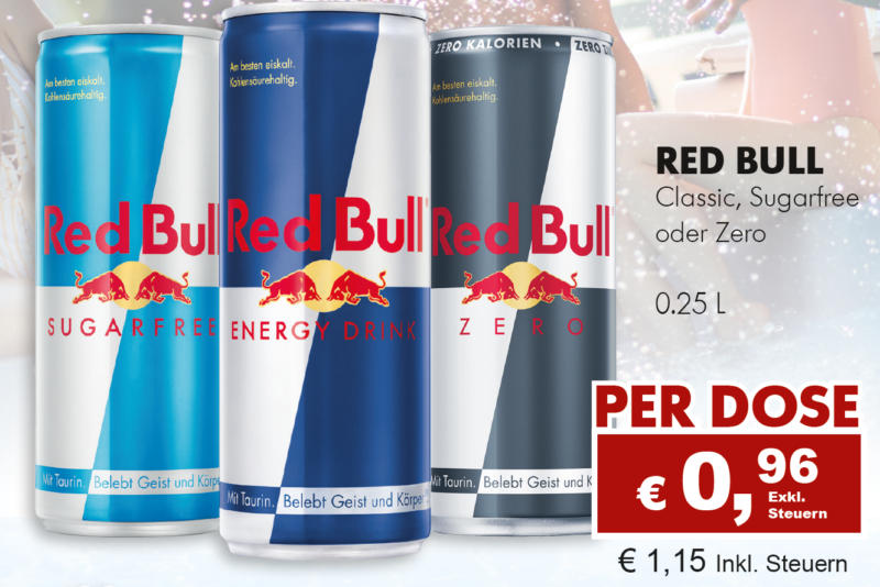 Red Bull Editions, diverse Sorten, Dose
