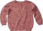 ALANA Kinder Pullover, Gr. 104, aus Bio-Baumwolle, rosa