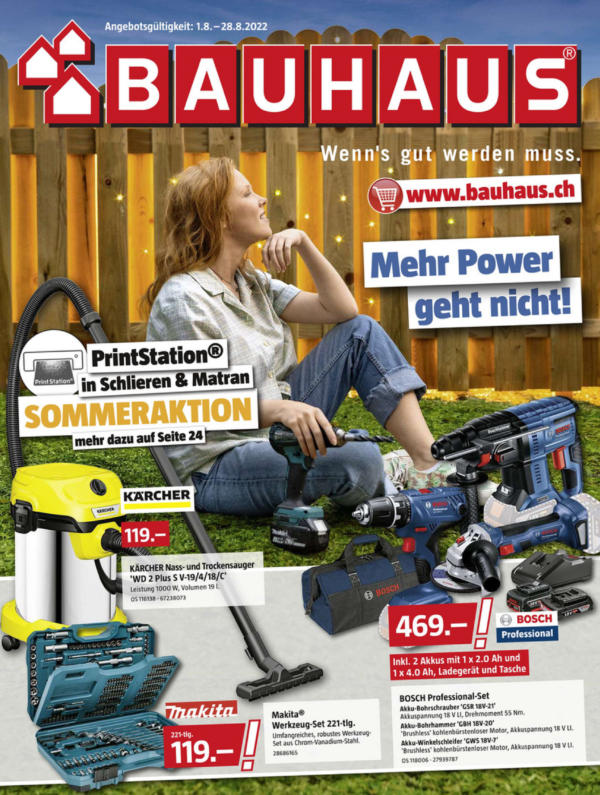 Aktuelle BAUHAUS Oftringen Angebote und Prospekte Profital