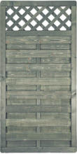 BayWa Bau- & Gartenmärkte Sichtschutzzaun „BARTEK“, grau lasiert, 90x180 cm
