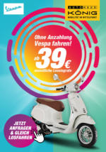 Autohaus Gotthard König Autohaus König: Sofort mobil in den Sommer starten - Vespa - bis 26.08.2022