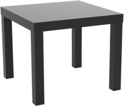 Tavolino MOJO 50 cm x 50 cm x 39.5 cm nero