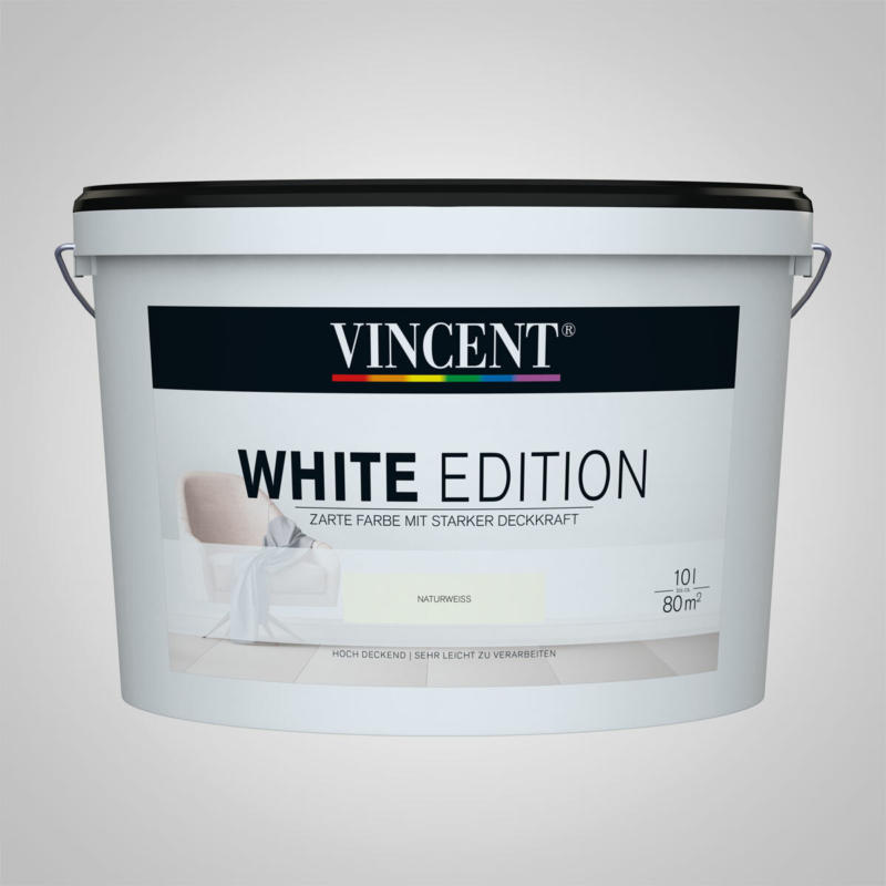 Vincent White Edition Naturweiß 10 L