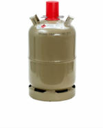 HELLWEG Baumarkt Gasflasche „11kg Propan“, Stahl, inkl. Pfand, grau