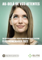 Elektro-Aktiengesellschaft, ELITE Modèles Exclusifs 2022 - bis 23.08.2022
