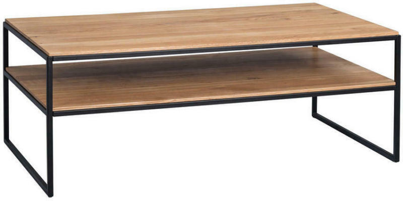 Couchtisch in Holz, Metall 110/60/42 cm