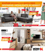 Möbel Kraft Möbel Kraft: Ersparnis-Highlights im Herbst - bis 18.10.2022