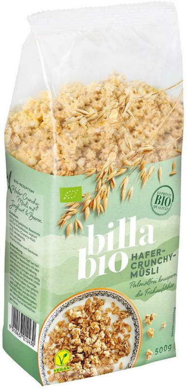 BILLA Bio Hafer Crunchy-Müsli