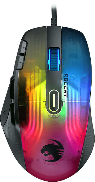 Roccat Gaming Maus Kone XP, USB, 19000 dpi, Titan Switch Optical, RGB-LED, Ash Black