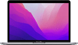 Apple MacBook Pro 13 Zoll, M2 Chip 8-Core und 10-Core GPU, 8GB RAM, 256 SSD, Space Grau (MNEH3D/A); Notebook
