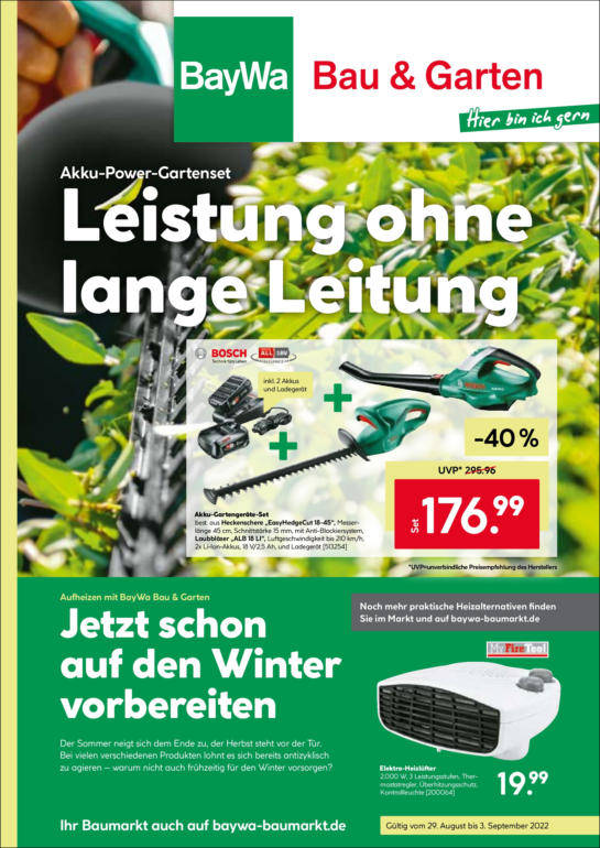 BayWa Bau & Gartenmärkte ≫ Filialen und Öffnungszeiten in Pocking
