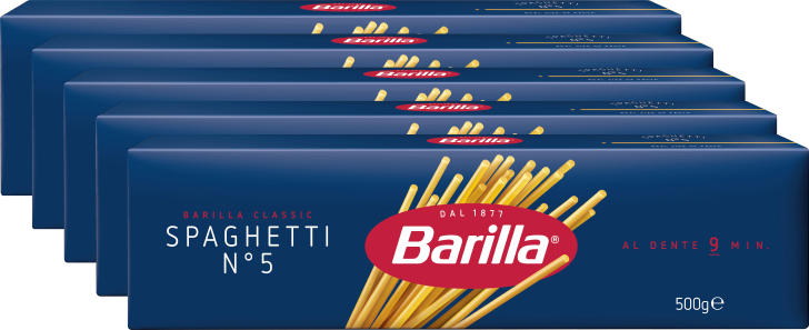 Barilla Spaghetti n. 5, 5 x 500 g
