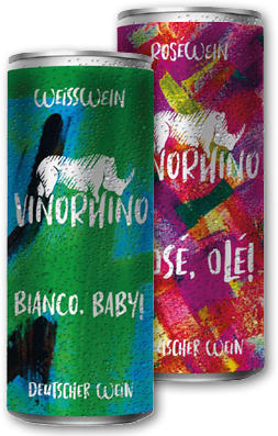 VINORHINO BIANCO, ROSÉ 0,25L
