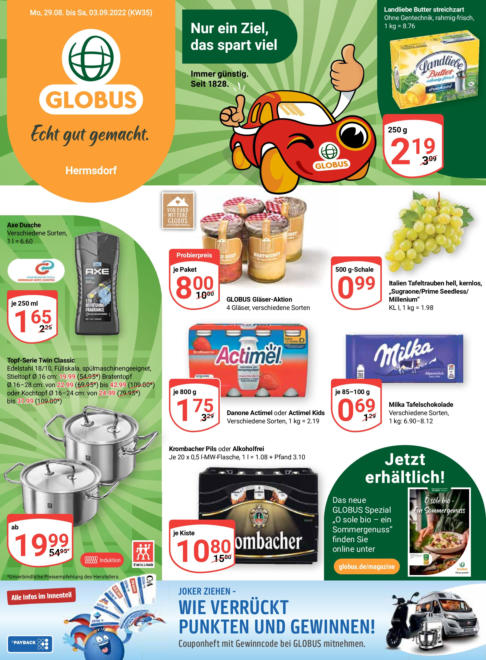 GLOBUS Markthalle ≫ Filialen und Öffnungszeiten in Grünstadt