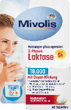 dm-drogerie markt Mivolis 2-Phasen Laktase 18.000, 40 Stück - bis 17.10.2022