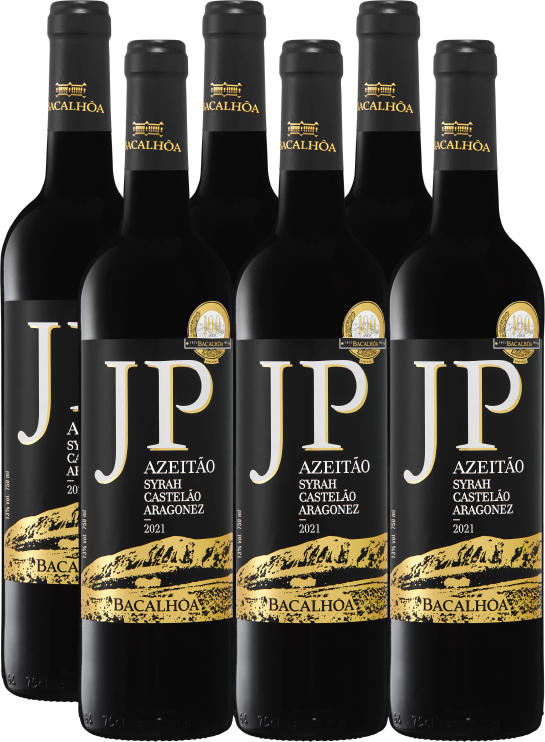 JP Azeitão Tinto Vinho Regional Península de Setúbal, 2021, Setúbal, Portugal, 6 x 75 cl