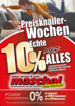 Maschal Einrichtungszentrum GmbH Preisknaller Wochen - bis 14.09.2022