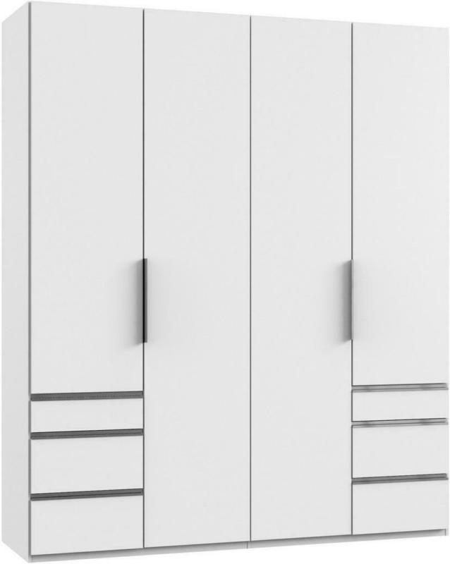Drehtürenschrank Level 36a Weiß B: 200 cm
