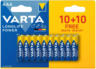 Varta Batterien Longlife AAA 10 + 10 Stück -