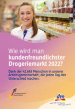 dm-drogerie markt dm: Kundenfreundlichster Drogeriemarkt - bis 29.09.2022