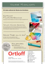 Ortloff Ortloff: Woche des Schreibens! - bis 01.10.2022