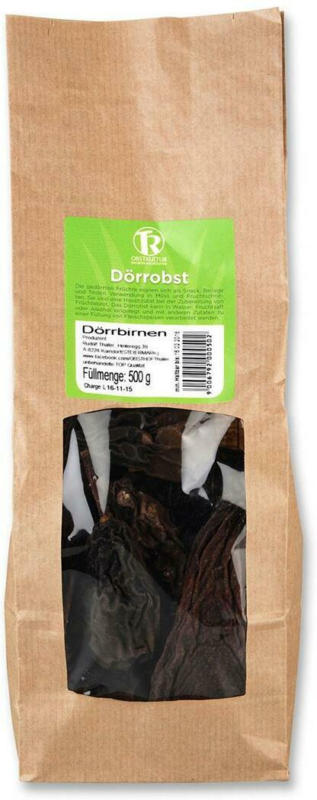 Dörrbirnen aus Österreich