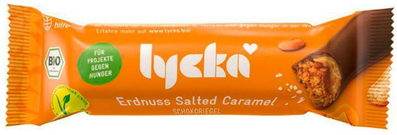 Lycka Salted Caramel Schokoriegel