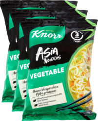 Knorr Asia Noodles Vegetable, 3 x 70 g