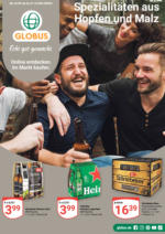 GLOBUS Markthalle Globus: OnlineFaltblatt Bier - bis 01.10.2022