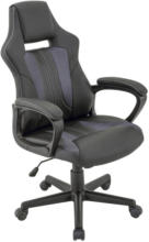 Pfister Xora - sedia per ufficio conte - tessuto - nero/grigio