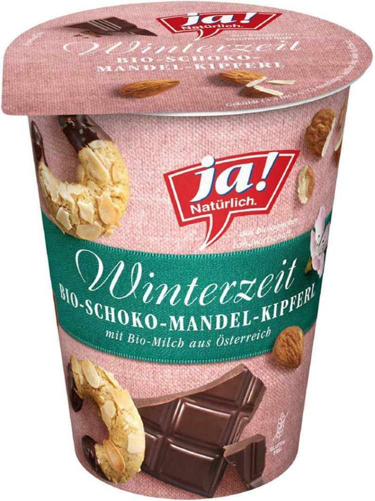 Ja! Natürlich Bio Schoko Mandel Kipferl Winterzeit Joghurt ️ Online von ...