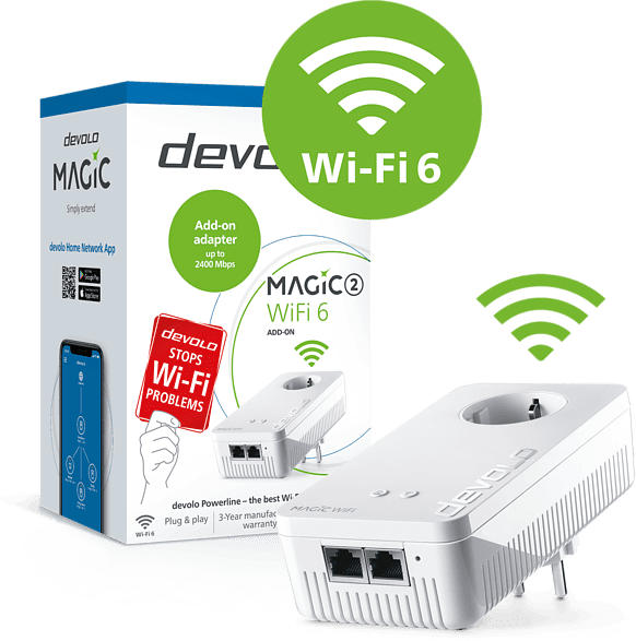 Devolo Powerline 8811 Magic 2 WiFi 6 Erweiterungsadapter
