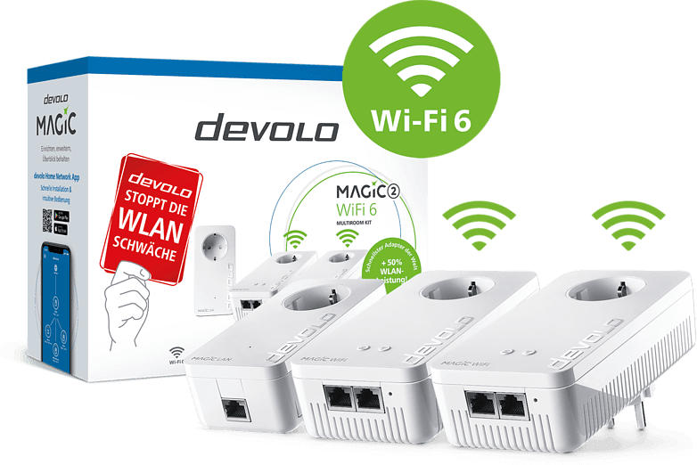 Devolo Powerline 8824 Magic 2 WiFi 6 Multiroom Kit