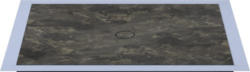 Bodengleiches Duschelement-Set Wesko Trentino 150x120x5,5 cm buntschiefer