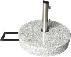 Schirmständer Granit 40 kg granit geeignet für Schirme mit Stockdurchmesser 38 mm /48 mm inkl. 2x Adapter