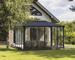 Pavillon Palram - Canopia Ledro 4300 geschlossen 295 x 430 cm anthrazit