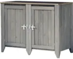 Hornbach Outdoorküche Typ 559 Sideboard inkl. 2 Türen 115x60x88 cm hellgrau