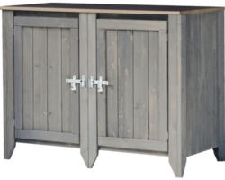 Outdoorküche Typ 559 Sideboard inkl. 2 Türen 115x60x88 cm hellgrau