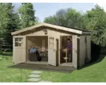 Hornbach Gartenhaus weka 261 Gr. 2 inkl. Fußboden 400 x 295 cm natur