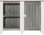 Hornbach Outdoorküche Typ 561 Sideboard inkl. 1 Tür 115x60x88 cm hellgrau-creme