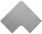 Hornbach FLAIRSTONE Poolumrandung Phönix grau Eckstück innen + außen gerundet 60 x 35 / 60 x 35 x 3 cm