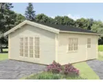 Hornbach Gartenhaus Irene 27,7 m² inkl. Fußboden 540 x 540 cm natur